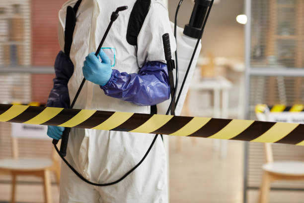 Professional Biohazard Cleanup technician working in Haskell, AR